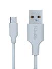 Cabo Usb C Longo 2 Metros Branco Reforçado Kingo (android)