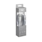 Cabo Usb-C Nylon Cinza 1,5m 480mbps Com Dispositivos Cabo Usb-C Nylon Cinza 1,5m 480mbps Com Dispositivos