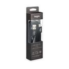 Cabo USB-C Nylon Preto - 1,5M 480Mbps