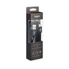 Cabo Usb-C Nylon Preto 1,5m 480mbps