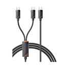 Cabo USB C Para Lightning 2 Em 1, Carregamento Rápido De 100W Para iPhone 16, 15, 14, Samsung E PC