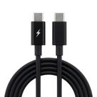 Cabo USB C para USB C 1 Metro Alta Velocidade Preto