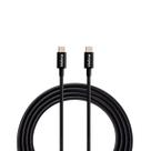 Cabo USB-C para USB-C 1,2m PVC Preto EUCC 12PP - Intelbras