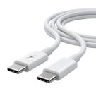 Cabo USB C para USB C 1M Rápido Durável Branco Premium 2026 Cabo USB C para USB C 1M Rápido Durável Branco Premium 2026