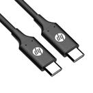 Cabo USB-C para USB-C HP, 1 Metros, Preto - 9YF08AA