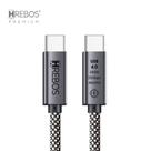 Cabo USB-C para USB-C Hrebos Premium 240W 20Gbps 4K 60Hz 2 Metros