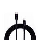 Cabo USB-C para USB-C nylon Preto 2m 100W C13P - Lity