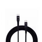 Cabo USB-C para USB-C nylon Preto 2m 60W C12P - Lity