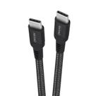 Cabo USB-C Para USB-C Nylon Trançado 1M Essential Geonav ESC06