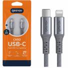 Cabo Usb-C Para Usb-C Ou Para Lightning Cinza Geonav