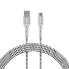 Cabo USB-C para USB - Carregamento Rapido - Revestimento em Nylon Trançado - 1,2 m - Geonav ESC05WT
