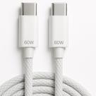 Cabo USB-C Tipo C 60w Trançado De Nylon Compativel com Iphone 15,15 Pro/Max, Compativel iphone16,16 Pro/Max IOS/Android