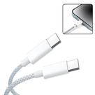 Cabo Usb C Tipo C Compatível iPhone 15, 16 e 17 Pro, Pro Max Trançado em Algodão Carregamento Rápido 60w Premium