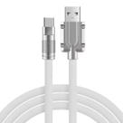 Cabo Usb C Tipo C Turbo Metal Silicone 120w 5A Flexivel Bran