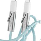 Cabo USB C Tipo C x Tipo C 60W LoopCharge Mini Hprime Azul