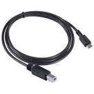 Cabo Usb C Usb B 2.0 Preto 1m Cabo Usb C Usb B 2.0 Preto 1m