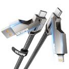 Cabo USB C Vexipia 45 W 1,5 m de nylon trançado de carregamento rápido