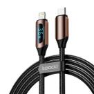 Cabo USB-C x Lightning 36W PD com Display 1m Toocki TQ-X03