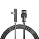 Cabo Usb Carregador Em L 90 Graus Micro Usb Turbo 3.1a 1.2m
