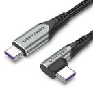 Cabo Usb Carregador Usb-c P/ Tipo-C 100w 5a 90º Vention 1m