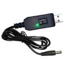 Cabo Usb Conversor De Tensão 5v Para 12v Step Up26 Cabo Usb Conversor De Tensão 5v Para 12v Step Up26