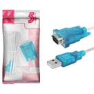 Cabo Usb Cristal - Usb A Macho + Db9 - Cristal - 1.5 Metro