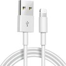 Cabo usb de dados turbo super flexivel 1mt inova branco