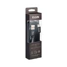 Cabo USB Elgin Tipo C 1,5M Nylon Preto