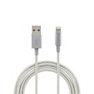 Cabo usb lightning eual15nb 1,5m carregamento rápido de 2,4a
