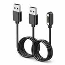 Cabo USB magnético para gravador de voz AI Hybran, kit com 2 unidades, 60 cm