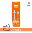 Cabo USB Micro Turbo 3m Carga e Dados V8 Branco