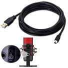 Cabo USB Mini-B Ienza 3 m para Microfone HyperX Quadcast Cabo USB Mini-B Ienza 3 m para Microfone HyperX Quadcast