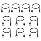 Cabo USB Mini-B Smays, pacote com 10, 100 cm, carregamento rápido
