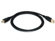 Cabo USB Monoprice USB-A para USB-B 2.0 0,9m Preto