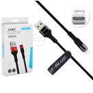 Cabo Usb Para Carregamento e Dados 1 Mt Cor Preto - IT-BLUE