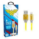 Cabo USB para Lightning MFi - 2.0 - 1,5m DC Mobile - Mulher Maravilha 1 UN 5+