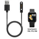 Cabo USB Para Mibro Air / P68 / P70 / P80 Carregador Smartwatch Magnético Preto