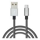 Cabo USB Para Tipo C Metalizado 1 Metro Kingo