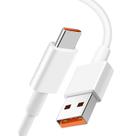Cabo USB para USB-C Xiaomi Wh 6A Intensidade de Carga/Sincronização 1m