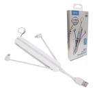 Cabo usb portatil 3 em 1 com adaptador type-c knup