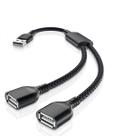 Cabo USB Splitter Basesailor Y 30 cm USB-A 1 macho para 2 fêmeas