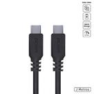 Cabo Usb Tipo C 2.0 Para Usb Tipo C 2.0 2M Preto - Pucp-02