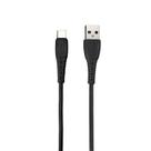 Cabo USB tipo C carregamento rápido emborrachado 1 metro