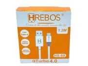 Cabo Usb Tipo C - Dados Carga Branco 1,2 Metro