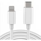 Cabo USB Tipo C Lightning Celular Carregamento 1m Branco