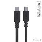 Cabo Usb Tipo-c P/ Mini Usb B 2.0 - Preto - 1 Metro - Pucmbp-1