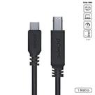 Cabo Usb Tipo-c P/ Usb B 3.0 - Preto - 1 Metro - P3ucbp-1