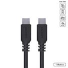 Cabo Usb Tipo-c P/ Usb Tipo-c 2.0 - Preto - 1 Metro - Pucp-01