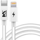 Cabo USB Tipo C para IP 1 Metro Branco para Smartphone e Tablet Cabo USB Tipo C para IP 1 Metro Branco para Smartphone e Tablet