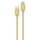 Cabo USB Tipo-C para Lightning, Sincronização e Carga Rápida 15W 3A, Malha Trançada, 1 metro, TCL10BG, ELG Cabo USB Tipo-C para Lightning, Sincronização e Carga Rápida 15W 3A, Malha Trançada, 1 metro, TCL10BG, ELG